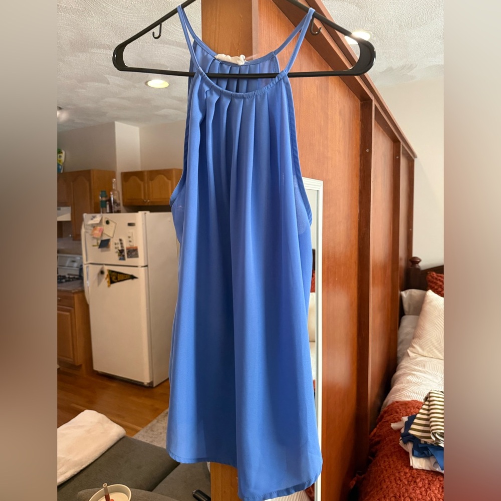 Lush Blue Tank Top